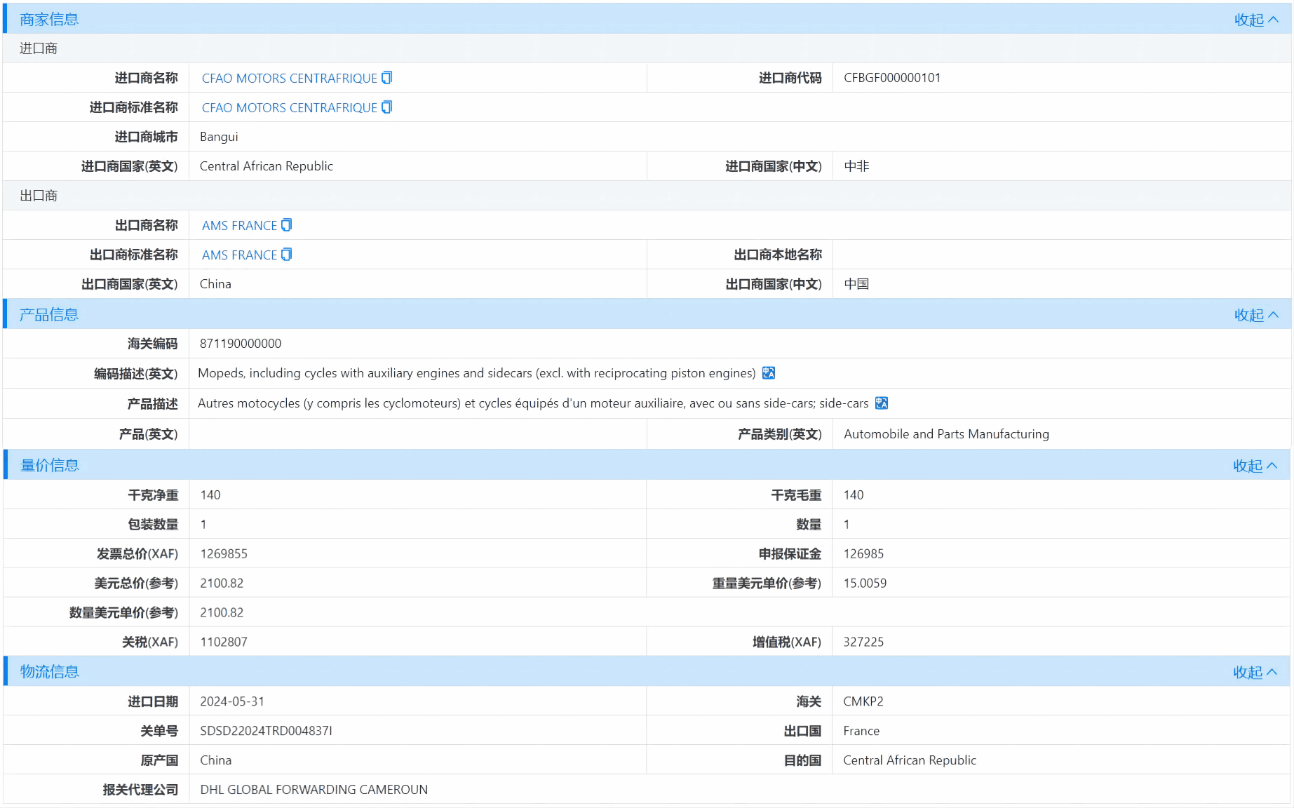 中非海关数据,海关数据,USDT钱包海关数据